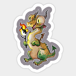 Marshmallow dragon Sticker